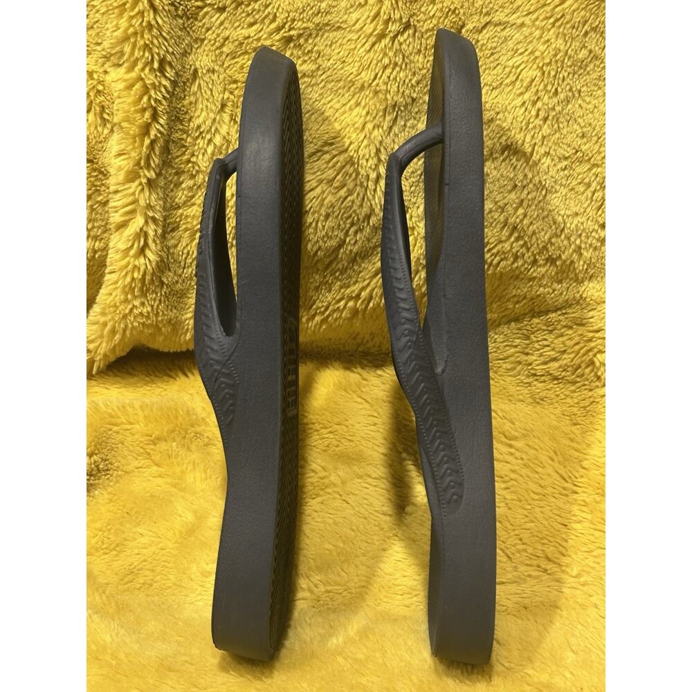 ARCHIES Arch Support Flip Flops Women 9 Men 8 Orthotic Sandals Navy Slip on - Picture 5 of 8